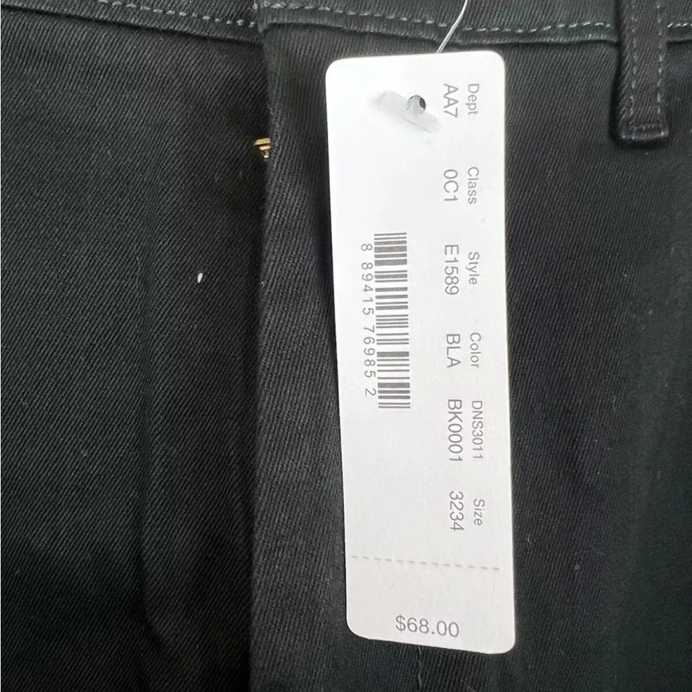 J Crew Men’s Black Slim Fit Stretch Chino Pants Size 32W X 34L